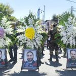 وداع زنجان با ستارگان مقاومت؛ تشییع شهیدان قاسمی، توری و فروغی‌راد در اشک و شکوه