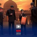 عزاداری نوجوانان با دبه ۲۰ لیتری در حسینیه معلی