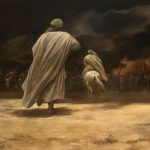 روح‌الامین لحظه وداع حضرت علی اکبر (ع) در کربلا را به تصویر کشید