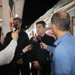 بازدید معاون هماهنگی امور اقتصادی استانداری از نمایشگاه صنایع‌دستی در پایانه برکت مرز مهران