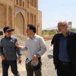 بازدید رئیس پژوهشگاه میراث‌فرهنگی و هیئت همراه از کاوش‌های باستان‌شناسی گنبد سلطانیه