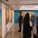 تابلوهای عاشورایی در حوزه هنری