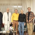 عیادت از علی نصیریان توسط مدیران خانه سینما