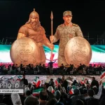 اجرای قطعه «ای ایران» توسط ارکستر سمفونیک تهران در میدان انقلاب+فیلم