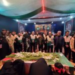 حضور پیکر مطهر شهید گمنام در حسینیه اعظم هلال رضوی ارومیه