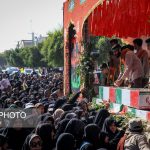 مراسم تشییع پیکرهای ۱۴ شهید گمنام – بندرعباس