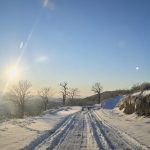 جلوه زمستانی در ارتفاعات استان گلستان؛ جاده‌ها و جنگل‌ها در قاب سپید برف